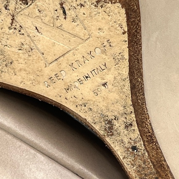 Reed Krakoff Leather Suede Lace-Up Gray Black Wedge Booties Sz 39/8.5 - Picture 13 of 15